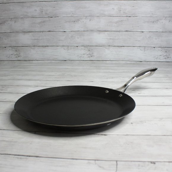 Tupperware Chef Series Non Stick 12" Grill Pan Stainless Steel Griddle - Picture 3 of 6